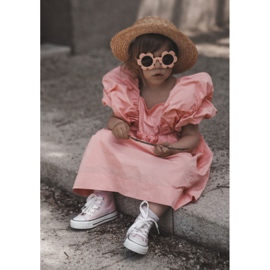 FRROCK Zapatos deportivos clásicos para niños Filemon rosa altos rosado 8
