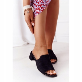 Pantuflas Ante Talón Sergio Leone KL313 Negro 2