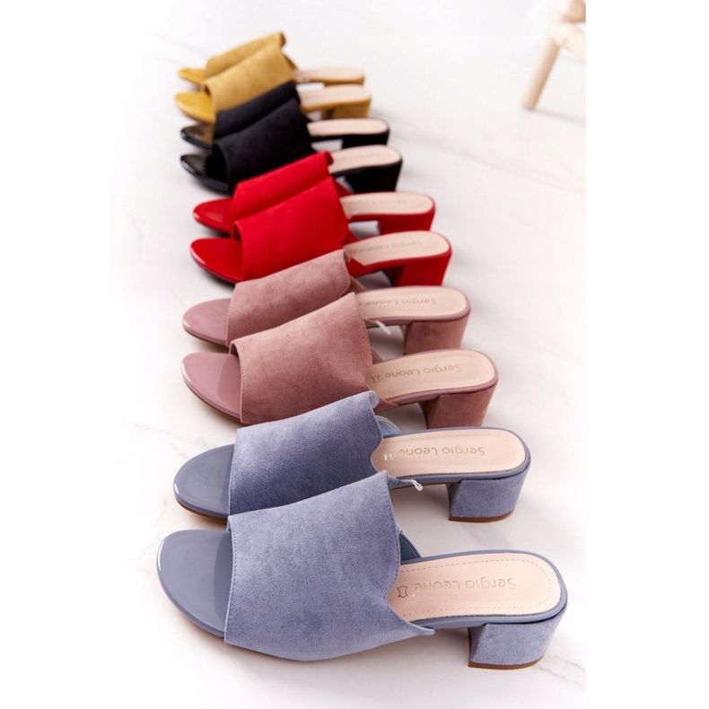 Zapatillas Ante En Tacón Sergio Leone KL313 Amarillo 1