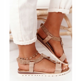 PE1 Sandalias planas con adornos de cobre Milton 6