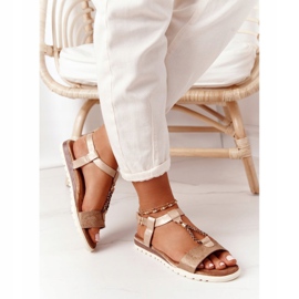 PE1 Sandalias planas willow cobre para mujer 3