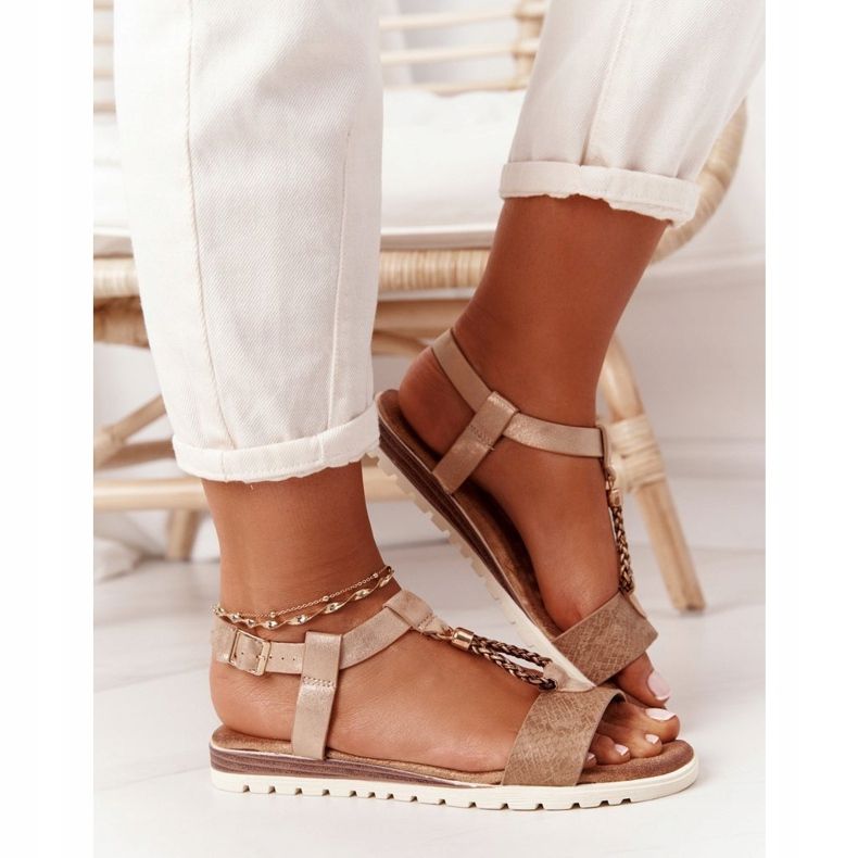 PE1 Sandalias planas willow cobre para mujer 1