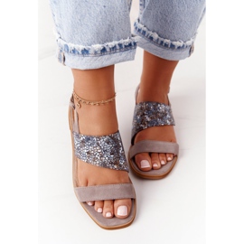 Sandalias Piel Maciejka 05167-10 Beige Oscuro multicolor 4