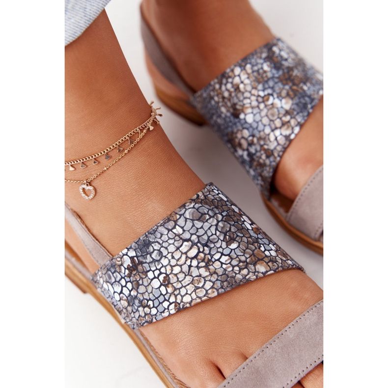 Sandalias Piel Maciejka 05167-10 Beige Oscuro multicolor 1