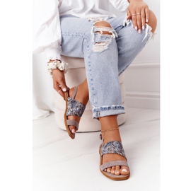 Sandalias Piel Maciejka 05167-10 Beige Oscuro multicolor 3