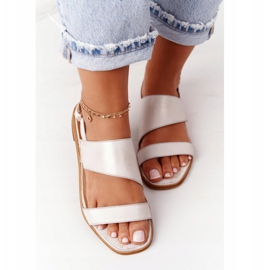 Maciejka 05167-25 Sandalias de piel dorada dorado 3