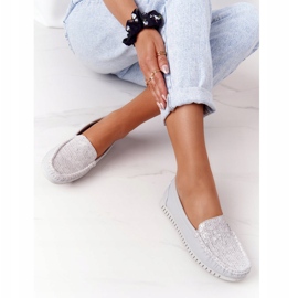 Mocasines en Piel Mujer S.Barski 97630 Gris 4