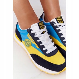 Zapatos Deportivos Mujer Memory Foam Big Star HH274525 Amarillo-Azul 7