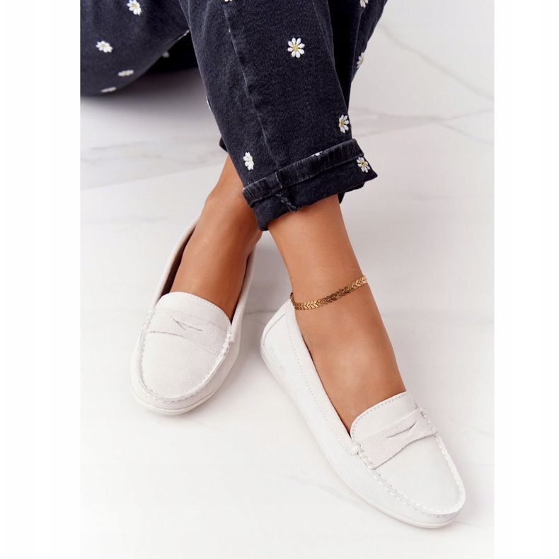 Mocasines Mujer Ante Big Star HH274665 Crudo beige 1