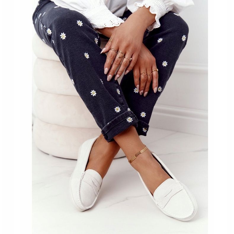 Mocasines Mujer Ante Big Star HH274665 Crudo beige 2