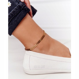 Mocasines Mujer Ante Big Star HH274665 Crudo beige 5