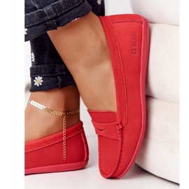 Mocasines de Ante de Mujer Big Star HH274668 Coral rojo 3