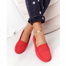 Mocasines de Ante de Mujer Big Star HH274668 Coral rojo 2