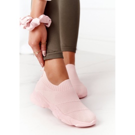 PS1 Zapatos deportivos para mujer Slip-on Pink Yoga Class rosado 2