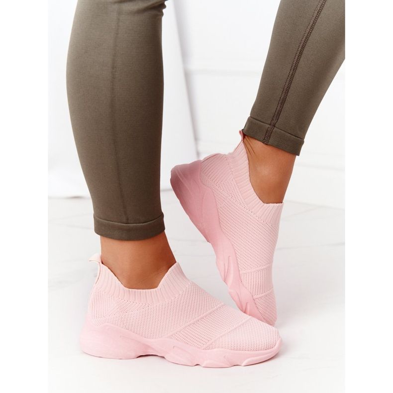 PS1 Zapatos deportivos para mujer Slip-on Pink Yoga Class rosa 1