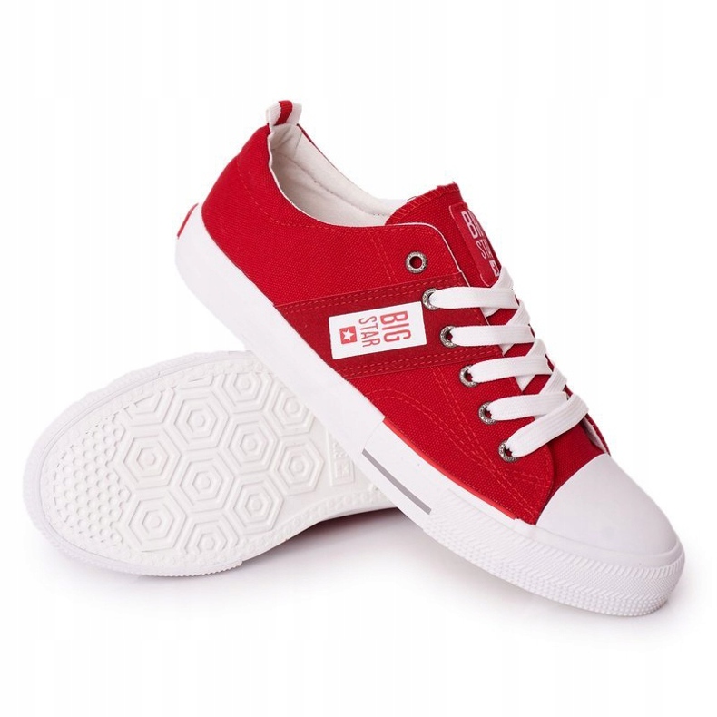 Zapatos deportivos Big Star HH174040 Rojos para hombre 3