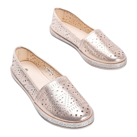 Alpargatas Winnie Gold caladas dorado 2