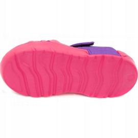 Aqua-Speed Sandalias de niña púrpura de espuma rosa violeta 3