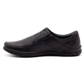 Olivier Zapatos sin cordones para hombre 7053 negro 2