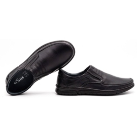 Olivier Zapatos sin cordones para hombre 7053 negro 1