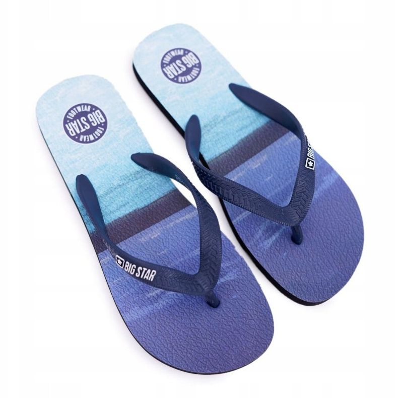 Pantuflas de Hombre Chanclas Big Star DD174672 Azul 1