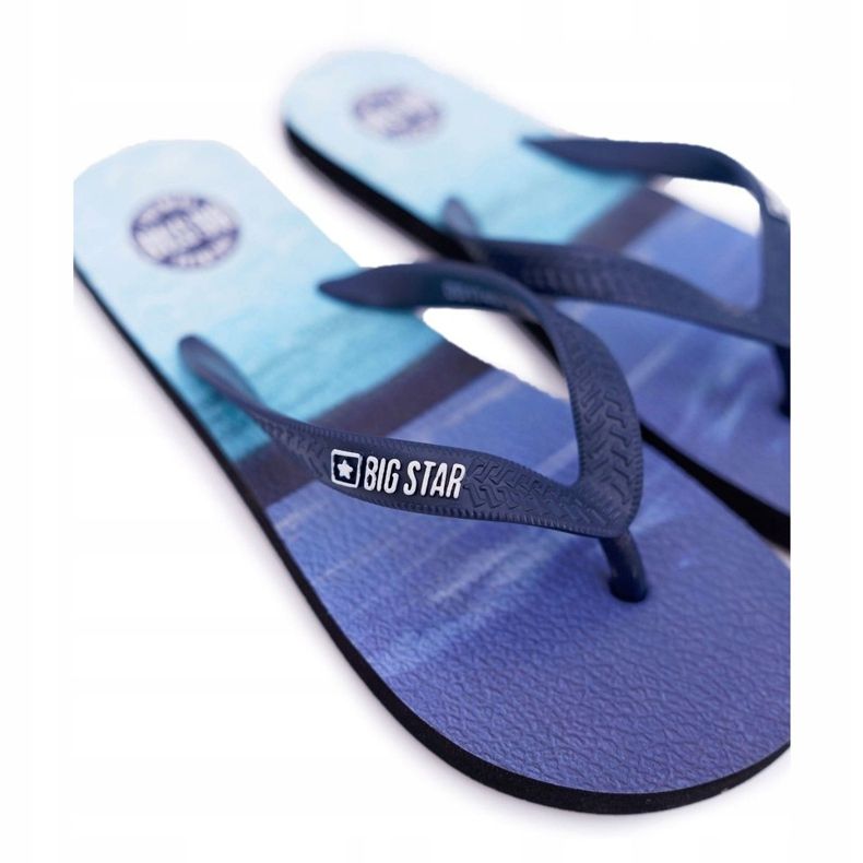 Pantuflas de Hombre Chanclas Big Star DD174672 Azul 2