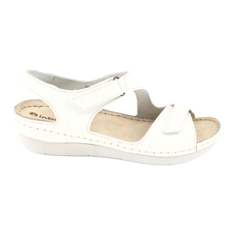 Inblu zapatos de mujer sandalias 158D113 blanco 1