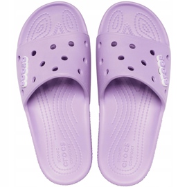Pantuflas Crocs Classic Slide de mujer violeta 206121 5PR púrpura 1