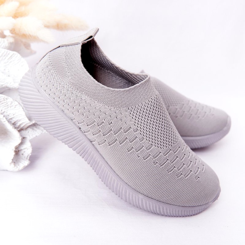 EVE Zapatos deportivos para niños Slip-On Grey School Trip gris 3