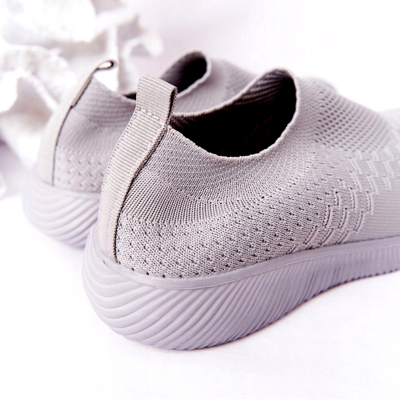 EVE Zapatos deportivos para niños Slip-On Grey School Trip gris 5