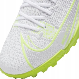 Zapatos de fútbol Nike Mercurial Vapor 14 Academy Tf CV0978 107 plata 4