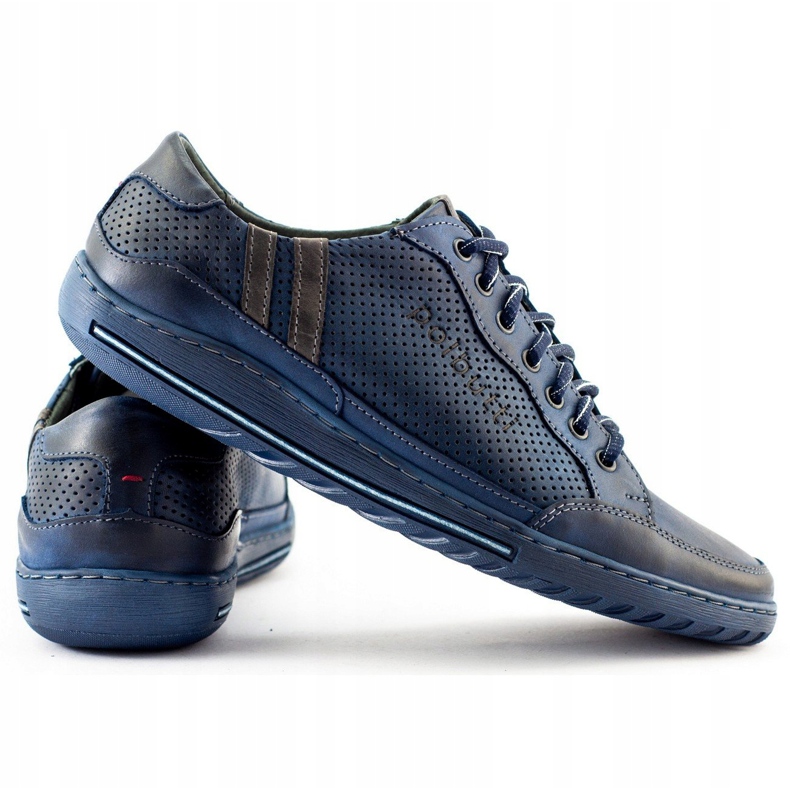 Polbut Zapatos casual hombre jok31 azul marino 3