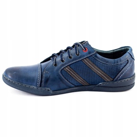 Polbut Zapatos casual hombre R3 Perforation Azul Marino 1 Polbut Zapatos casual hombre R3 Perforation Azul Marino 1