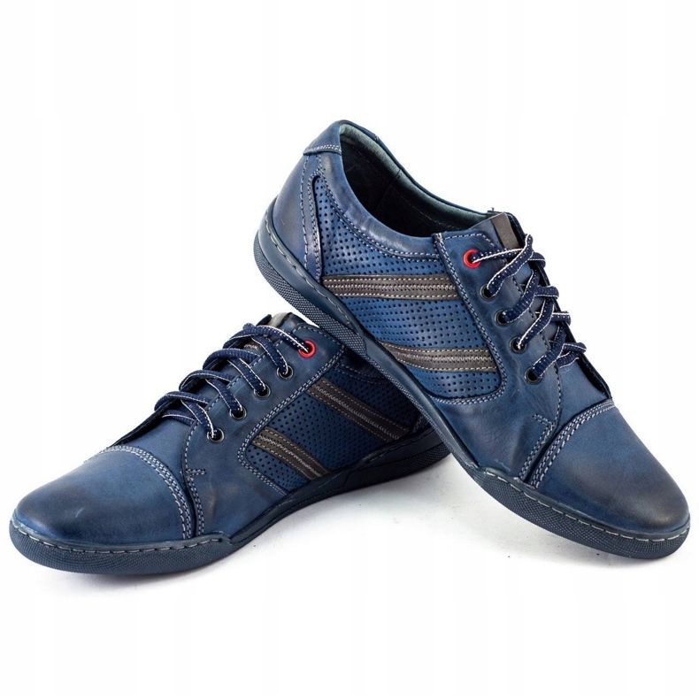 Polbut Zapatos casual hombre R3 Perforation Azul Marino 3 Polbut Zapatos casual hombre R3 Perforation Azul Marino 3