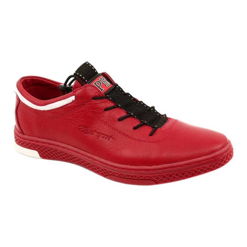 Polbut Zapato casual piel hombre K23 rojo 1