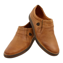Polbut Zapatos hombre piel 362 jengibre beige amarillo 3