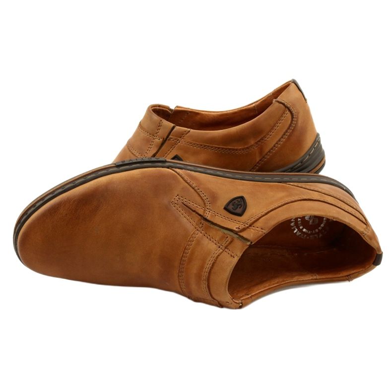 Polbut Zapatos hombre piel 362 jengibre beige amarillo 4