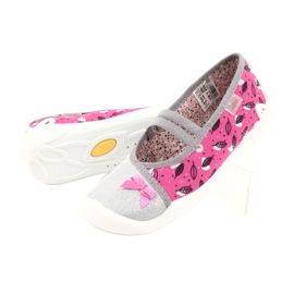 Calzado infantil befado 116Y288 rosado plata gris 4