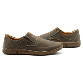 Olivier Zapatos sin cordones para hombre 7053 marrón 6