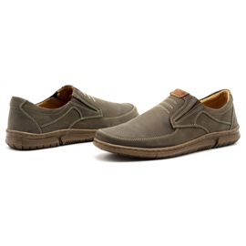 Olivier Zapatos sin cordones para hombre 7053 marrón 7