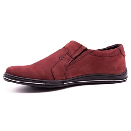 Polbut Zapatos piel hombre 334 burdeos rojo 3