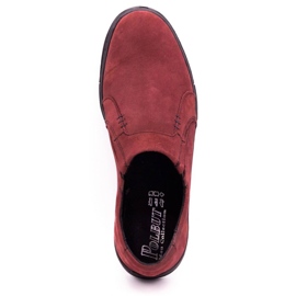 Polbut Zapatos piel hombre 334 burdeos rojo 10