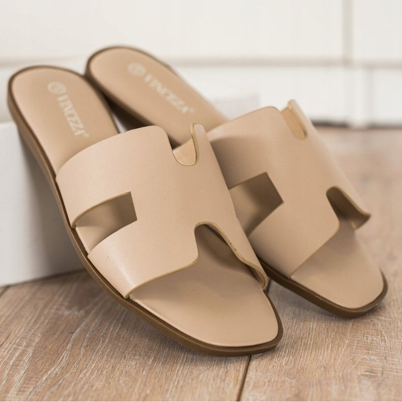 Pantuflas VINCEZA Casual Beige 2