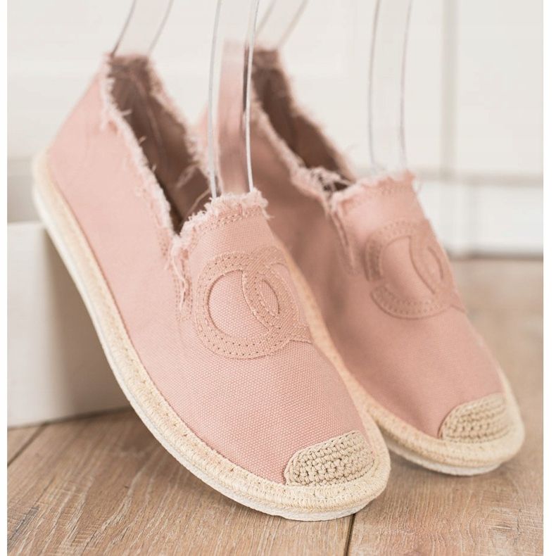 SHELOVET Alpargatas Textiles rosado 1 SHELOVET Alpargatas Textiles rosado 1