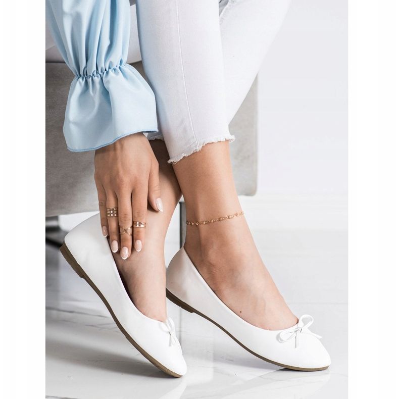 Diamantique Bailarinas clásicas blanco 2