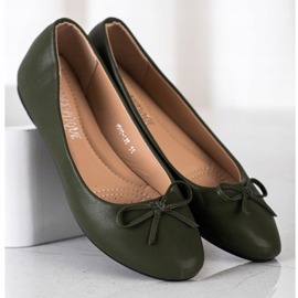 Diamantique Bailarinas clásicas verde 2