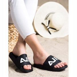 SHELOVET Chanclas cómodas negro 2