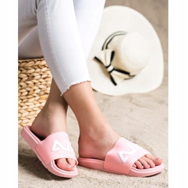 SHELOVET Chanclas cómodas rosado 2