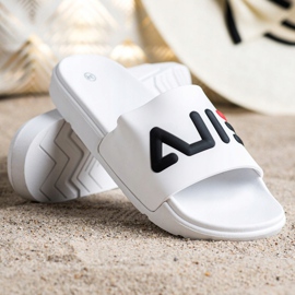 SHELOVET Chanclas cómodas blanco 3