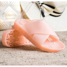 SHELOVET Zapatillas de goma de moda rosa 1